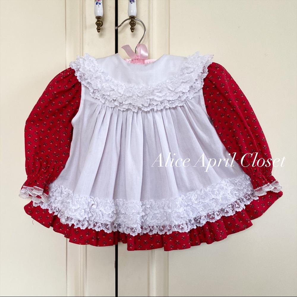 Sold Vintage Bryan Holiday Two Piece Dress Sz 12 m